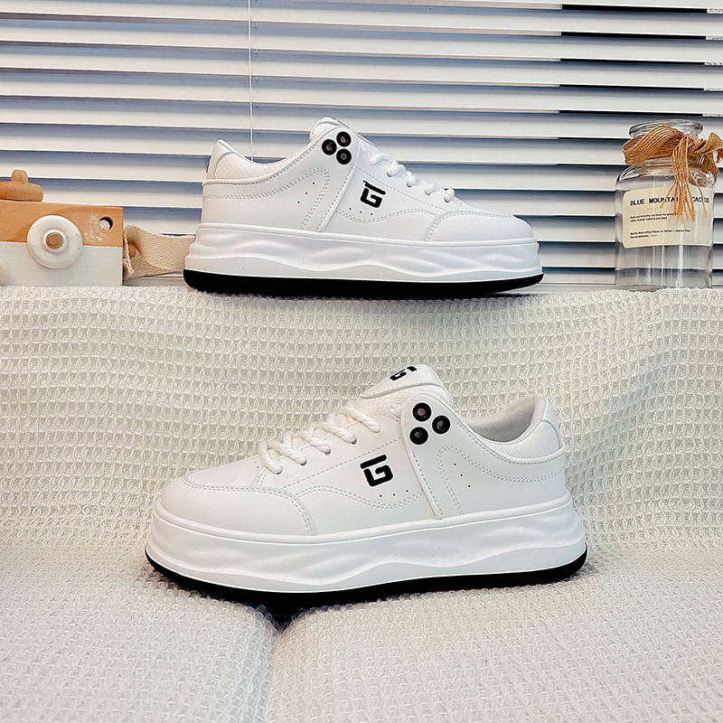 Ddmysports Little White Spring New Korean Versatile Female Student Thick Sole Board Casual Breathable Women S Shoes X OUTDOOR