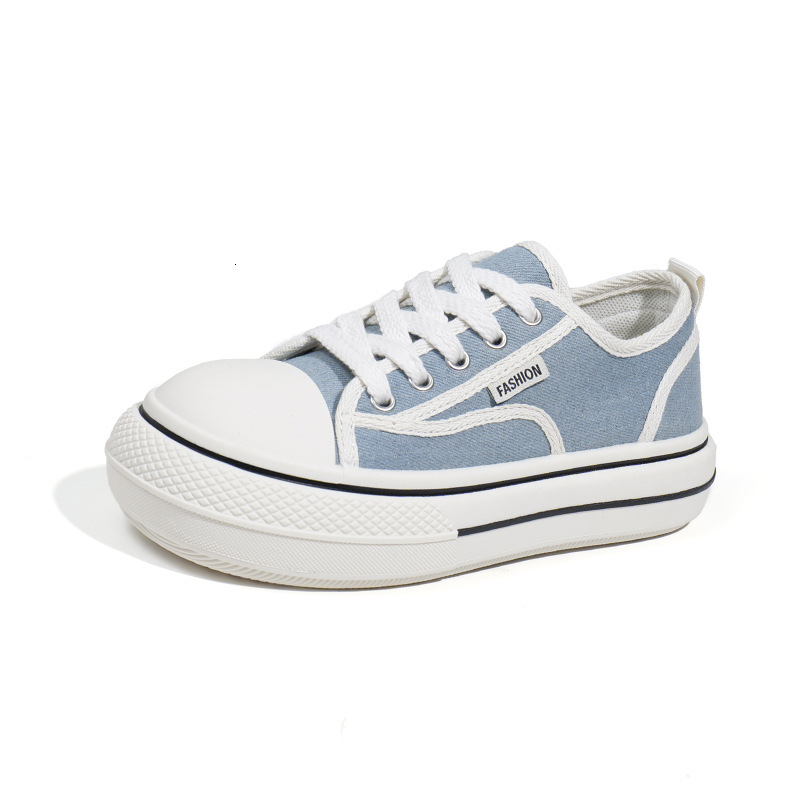 Ddmysports Summer New Korean Canvas For Female Students Wearing Thick Sole Casual Instagram Trendy Board Women S Shoes BR OUTDOOR