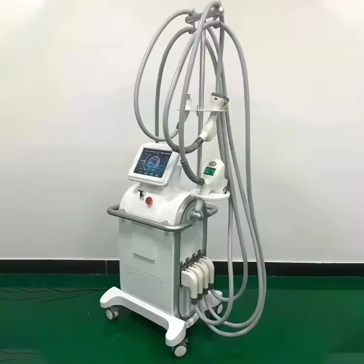Newest Ultrasonic Cavitation Vacuum RF Roller Machine Led Screen Body Shaping Radio Frequency Machine Double Chin Body Slimming Auto Vacuum Roller Mac