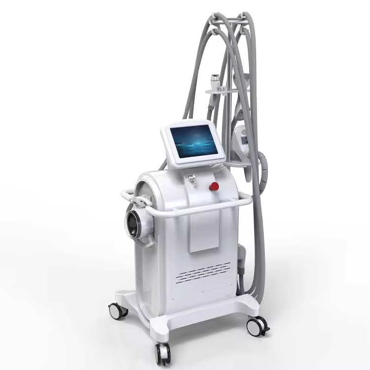 Newest Ultrasonic Cavitation Vacuum RF Roller Machine Led Screen Body Shaping Radio Frequency Machine Double Chin Body Slimming Auto Vacuum Roller Mac