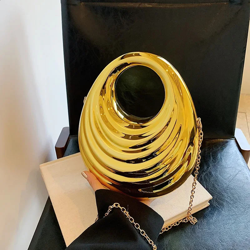 Womens Evening Bag Half Moon Acrylic Top Handle Purse Bag Women Elegant Shoulder Wallet Makeup Handbags for Party 240816