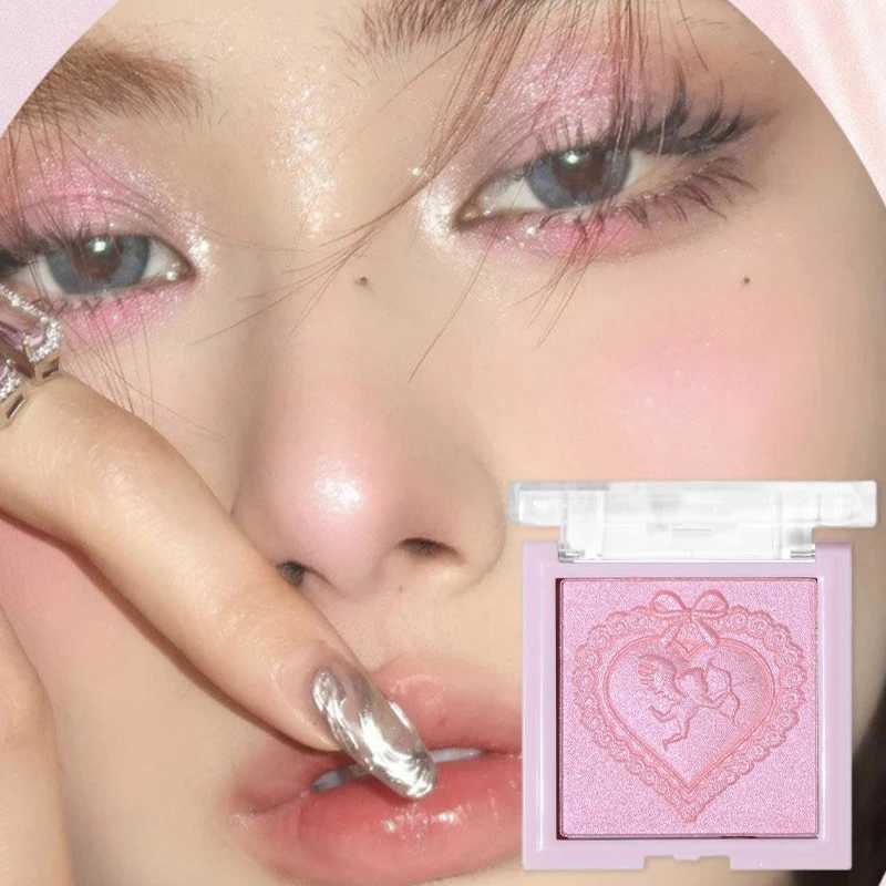 Love Angel High Gloss Powder Highlighter Makeup Palette Peach Fairy Glitter Body Bronzer Highlight Contour Illuminator Makeup Y240816