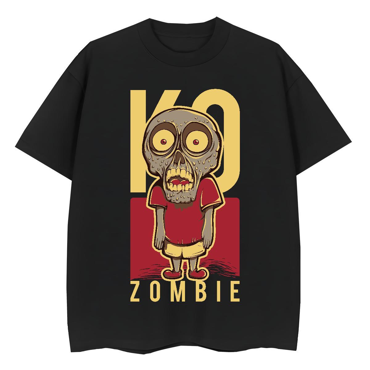 TOP Quality T-Shirts 100% Cotton 230g skull Street Wear Plus Size Cartoon O-Neck Short Sleeve Couples T Shirts New Top Tees