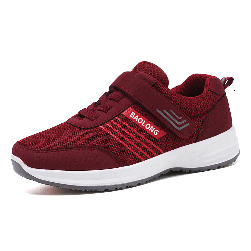 Ddmysports Spring Autumn New Couples Middle And Old Age Walking Travel Shoes Soft Sole Unisex Running OUTDOOR