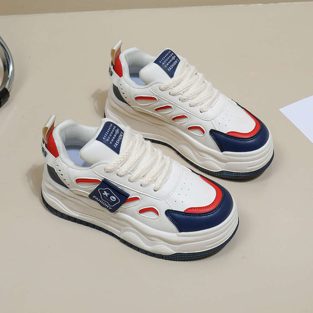 Ddmysports White For Women New Autumn Student Korean Edition Versatile Casual Ins Trendy Thick Soled Fashion Board Shoes ZS OUTDOOR