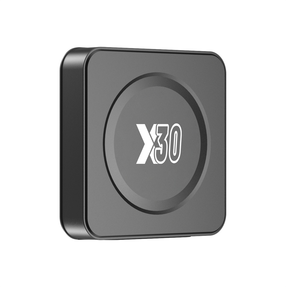 X30 tv box 8k WIFI6 ATV android 12.0 DAUL WIFI BT Allwinner H618 2GB 16GB big voice remote smart tv box internet