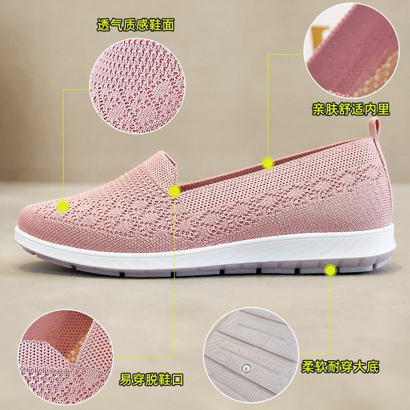 Ddmysports For Summer New Old Beijing Shallow Mouth Cloth TEMU Women S Soft Sole Breathable Casual Shoes OUTDOOR