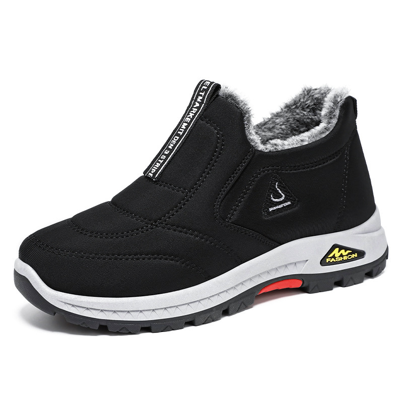 Ddmysports Winter Downstream Middle Aged People With Added Velvet Thickened Boots For The Elderly A Pair Of Winter Cotton Men S Shoes And OUTDOOR
