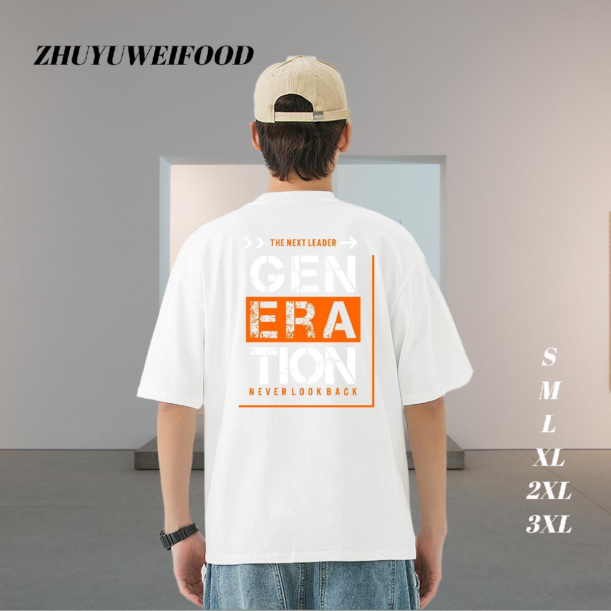 Cool Design Mens T Shirts 230g 100% Cotton letter High Street Hip Hop Cartoon Printing L-4XL Breathable Crew Neck Mens Tshirts Classic Casual Wear
