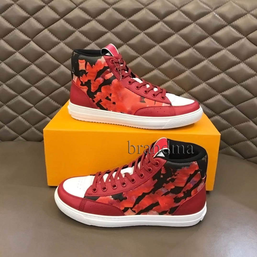 Sneakers Designer Men's Charlie Casual Shoes Escape Shoes Suede calfskin rubber outsole Luxury Designer Sports flat high top Running retro coach b3