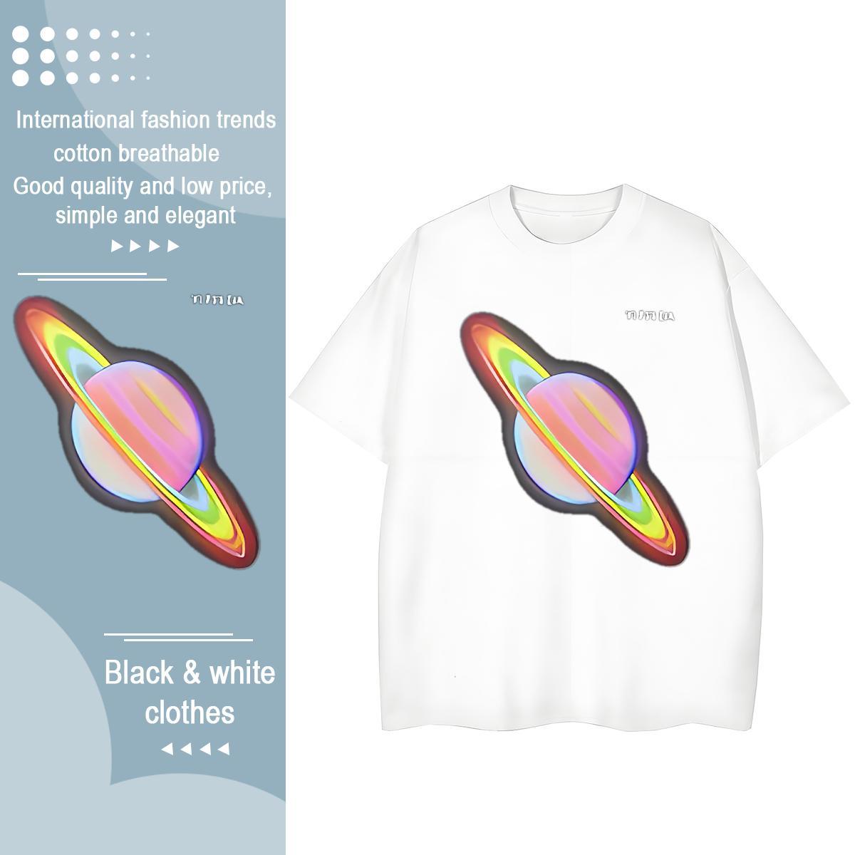 New Arrival T-Shirts Crew Neck Breathable 100% Cotton 230g Unisex Tshirts DIY Logo star Hip Hop Popular Tops Tees