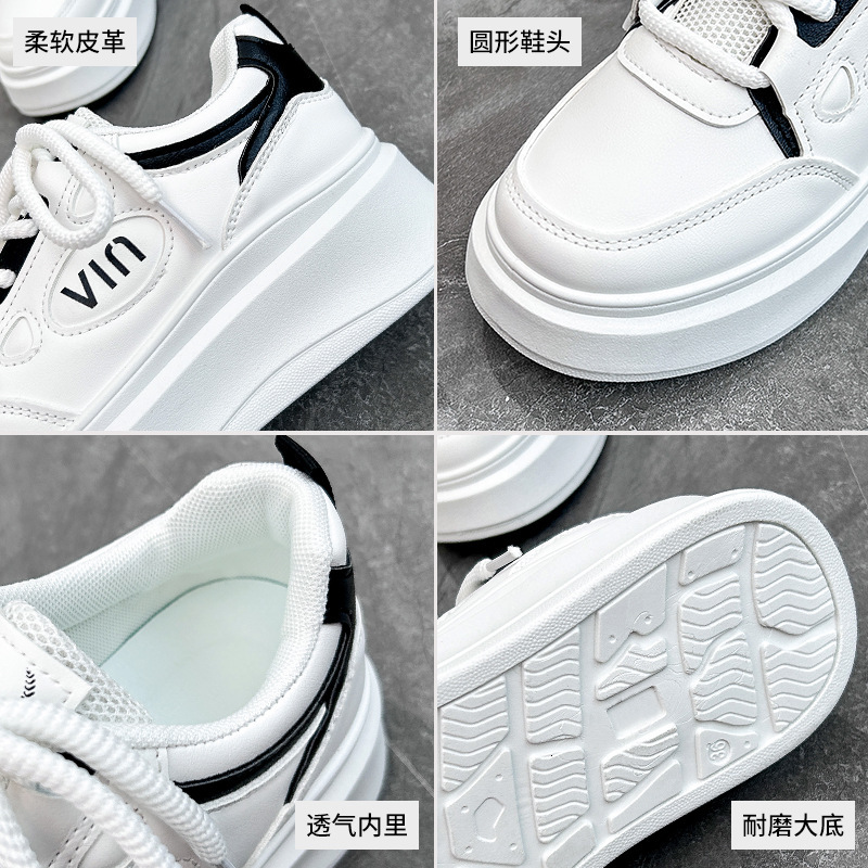 Ddmysports Low Cut Breathable Small White For Women In Spring New Internet Celebrity Big Toe Bread Shoes Thick Soled Casual Board S OUTDOOR