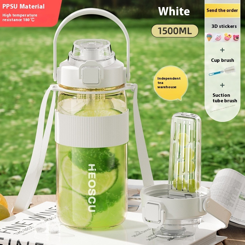 Durable PPSU Reusable Water Bottles for Athletes & Students - Leakproof Design for Everyday Use