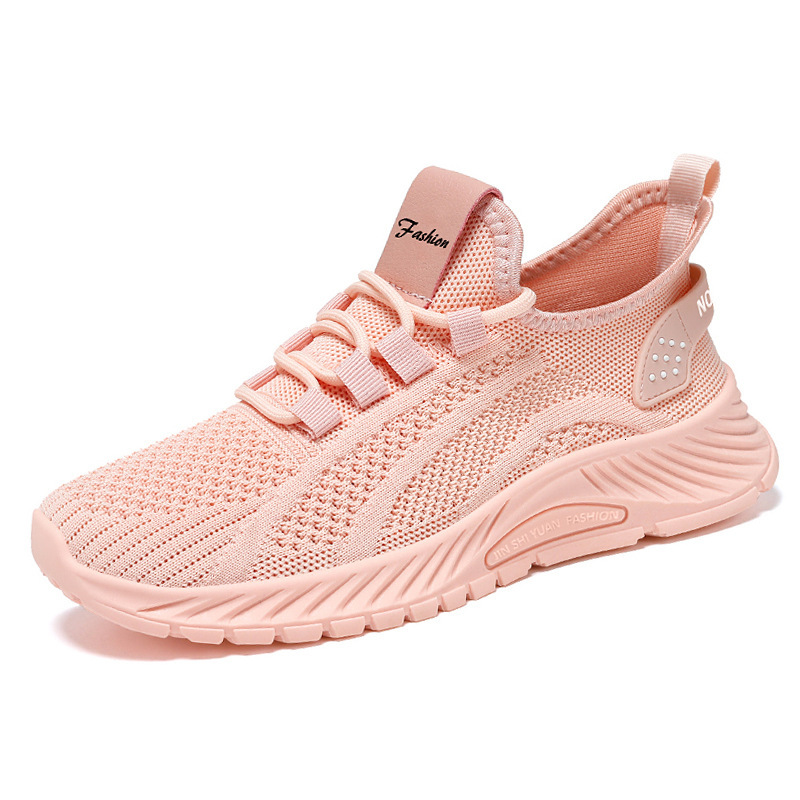 Ddmysports Shoes For Women In Spring And Autumn Fashionable Casual Sports Single Shoes Trendy Flying Woven S OUTDOOR