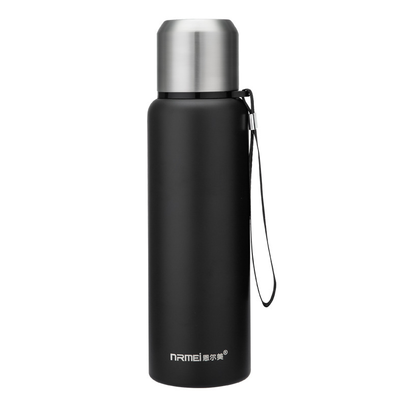 Stainless steel insulated cup, men's large capacity water cup, vacuum all steel cup, outdoor insulated kettle