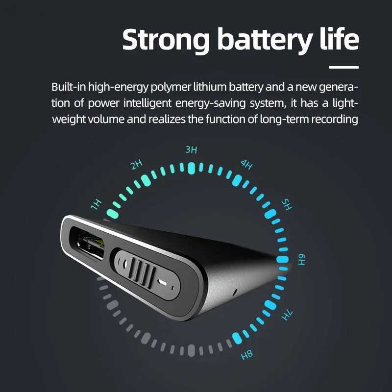 Mini Digital Voice Recorder Badge Dictahine 8/16/32GB USB Drive Pen Brooch Sound Record Activated Noise Reduce MP3 Player B240817