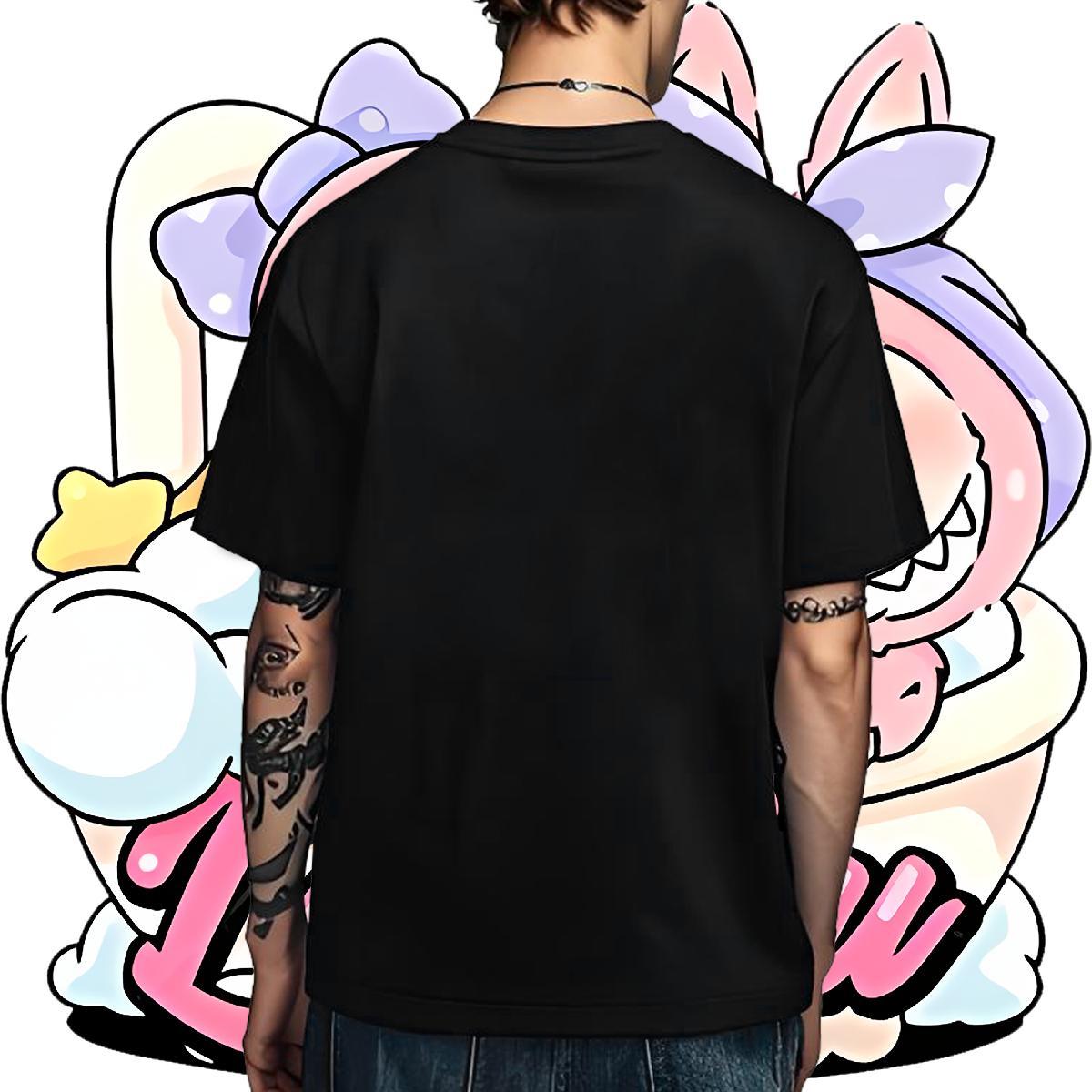 Wholesale SCARY Couples T Shirts 230g Cotton T shirt Customized Print Outdoor Round Neck Short Sleeve Comfortable Clothes