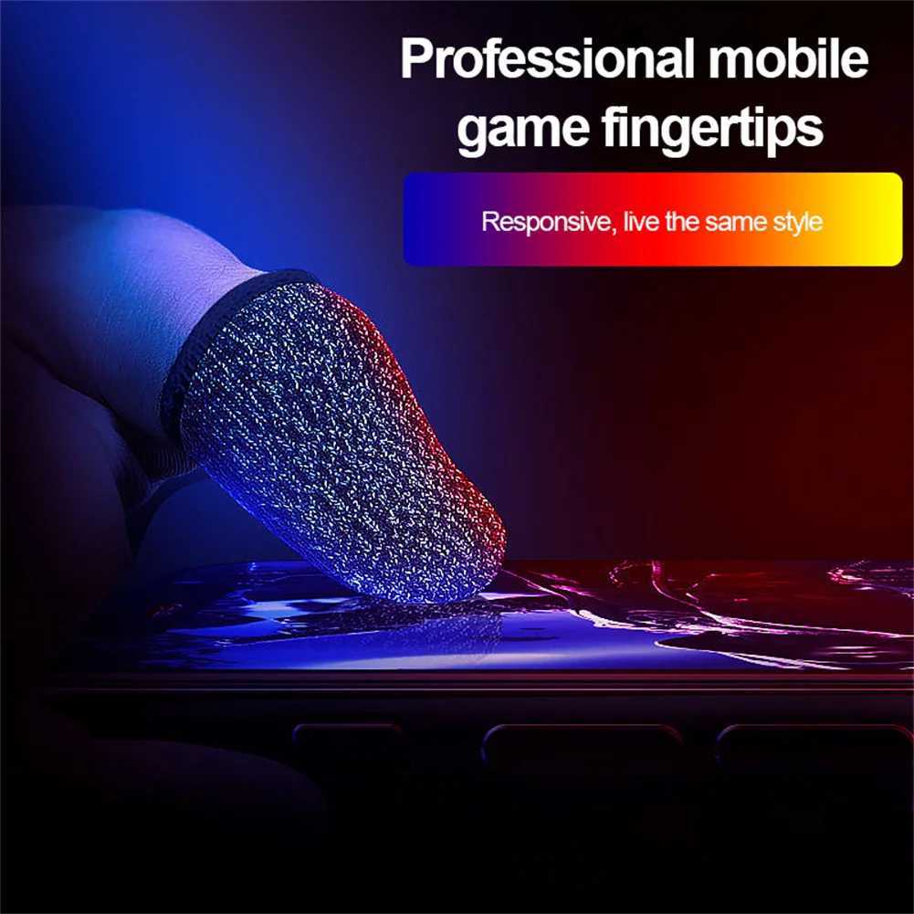 Thumb Fingertip Sleeves Sweatproof Lightweight For Gamer For Pubg Finger Cots High Sensitivity Ultra-thin Gaming Accessories Y240817