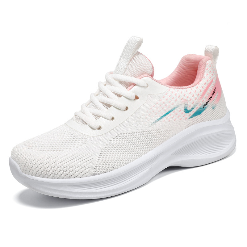 Ddmysports Spring Autumn New Flying Weaving Casual Soft Sole And Breathable Sports Shoes Female OUTDOOR