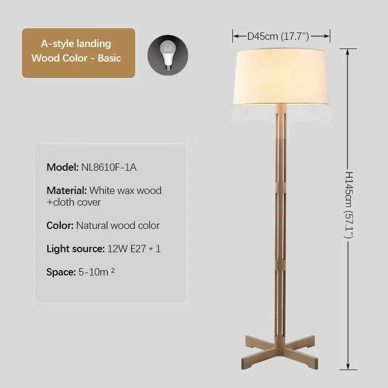 TEMOU Modern Wood Floor Lamp Designer Creative Living Room Bedroom Sample Room Minimum Art Lighting Fixture W240816