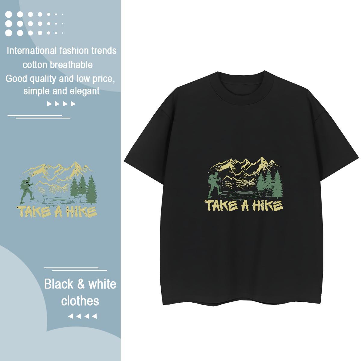 New Women T Shirts O Neck Short Sleeves 230g 100% Cotton Woman Tshirt Cartoon Floral Printing tree Sports Casual Popular Wear