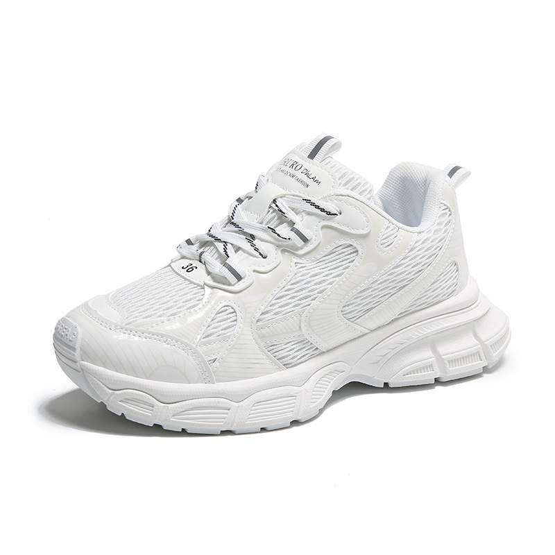 Ddmysports Instagram Korean Edition Mesh Dad Autumn New Breathable Student Sports Shoes Elevated Leisure Street Shoot K OUTDOOR