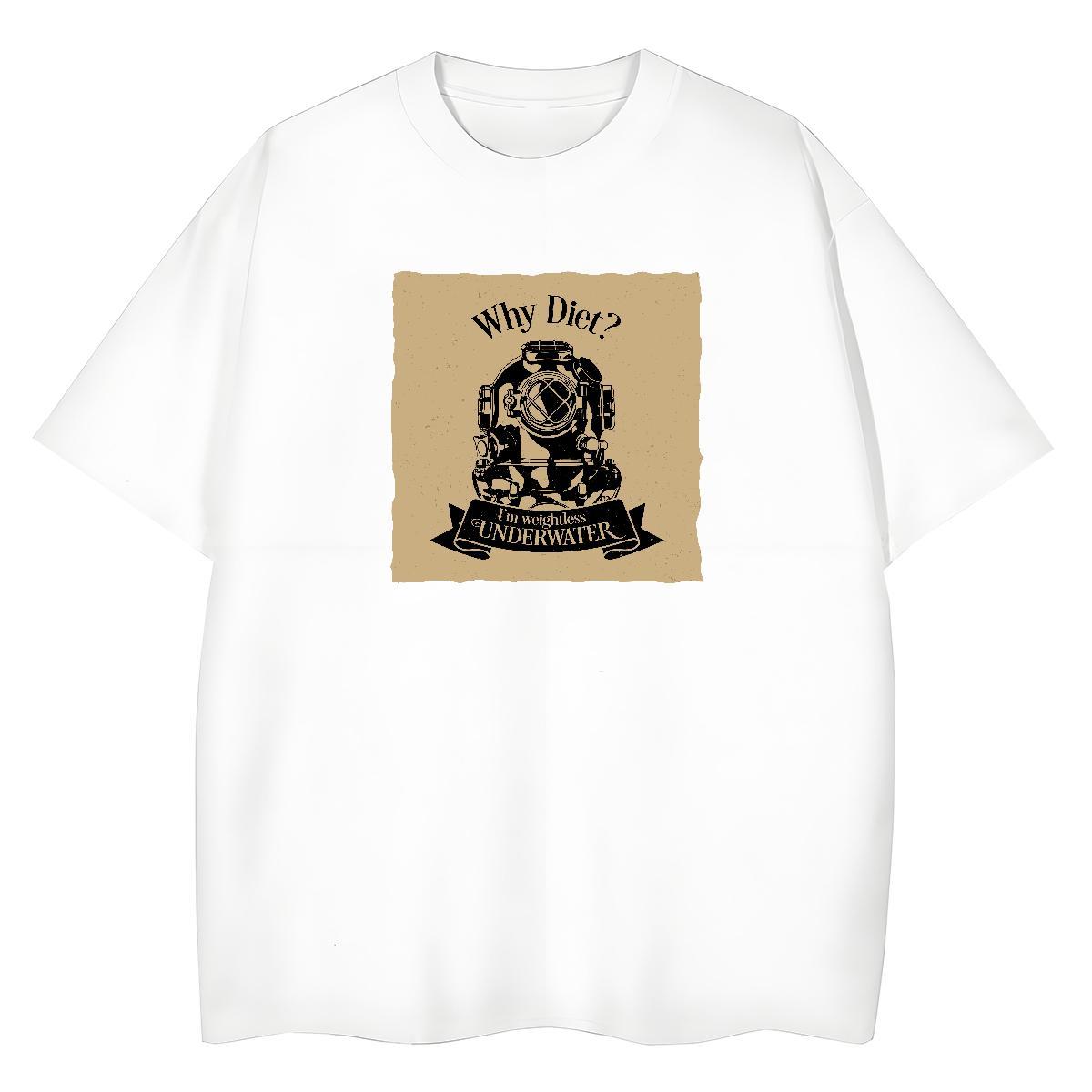 Fashion New T Shirts Women 100% Cotton 230g Breathable Soft Casual return to the ancients Women Tshirts Comfortable Anime Clothes Shirt