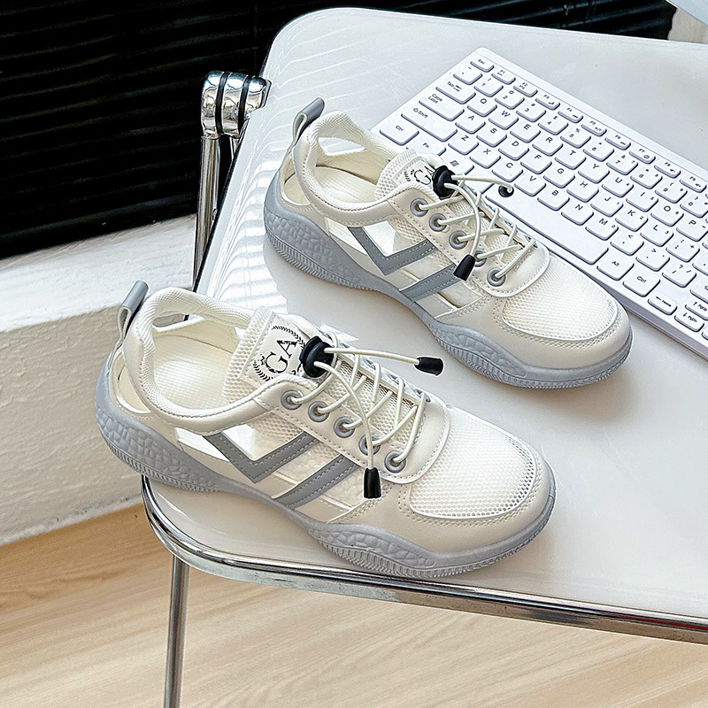 Ddmysports Summer New Korean Student Board Instagram Breathable Small White Thick Sole Mesh Shoes Women S Y OUTDOOR