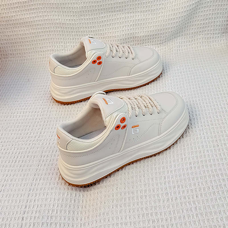 Ddmysports Little White Spring New Korean Versatile Female Student Thick Sole Board Casual Breathable Women S Shoes X OUTDOOR