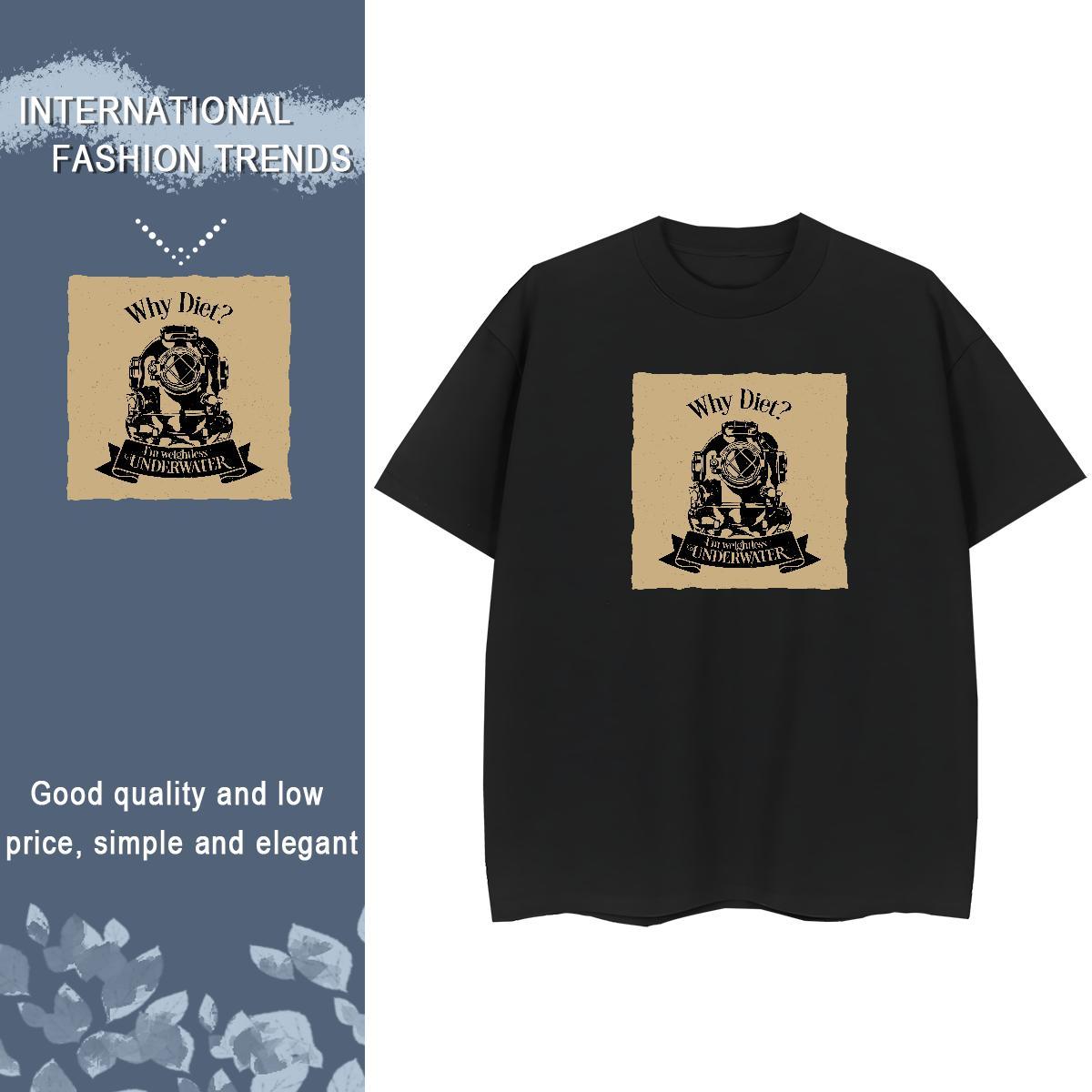 Fashion New T Shirts Women 100% Cotton 230g Breathable Soft Casual return to the ancients Women Tshirts Comfortable Anime Clothes Shirt