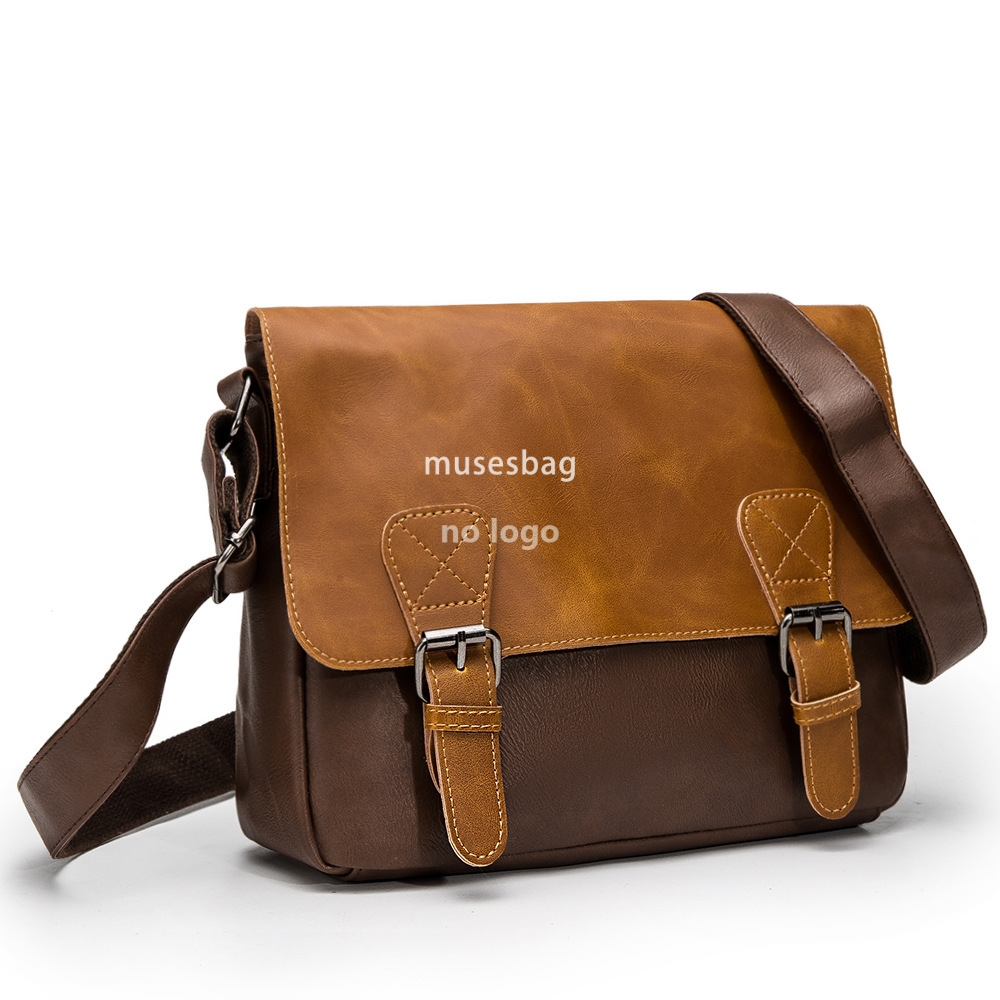 Men's shoulder bag Retro men's bag new street trend casual business messenger bag backpack crossbody bag