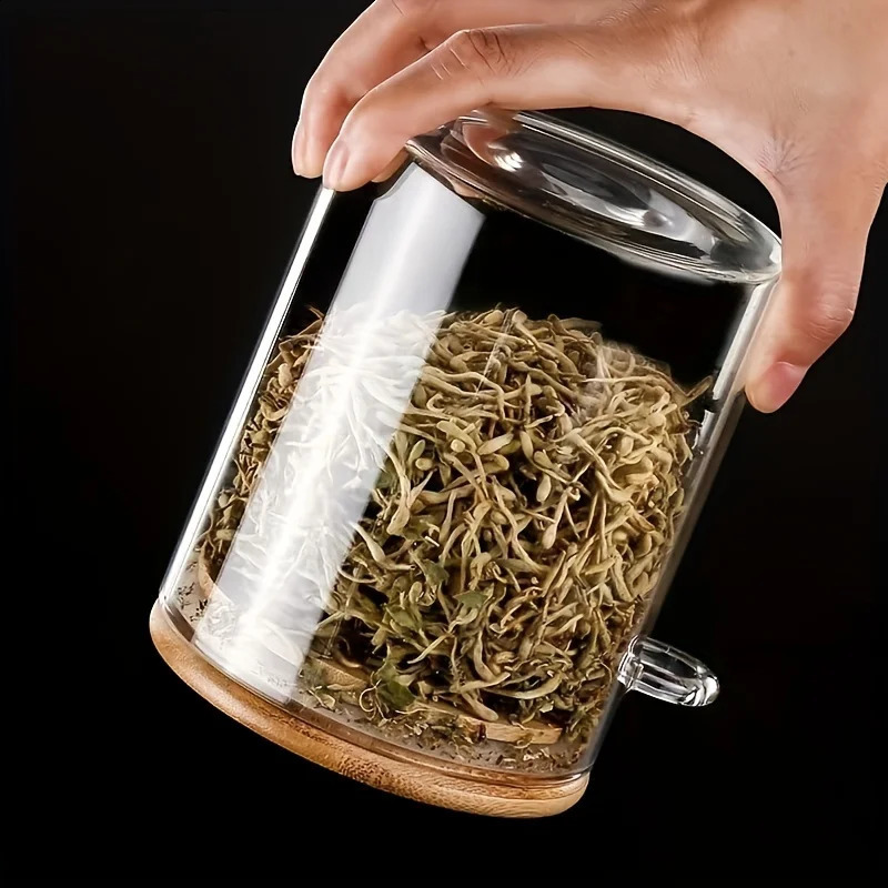 18oz Airtight Glass Jars With Lids And Spoons Candy Jars With Lids Clear Spice Jars Small Food Storage Containers 240816