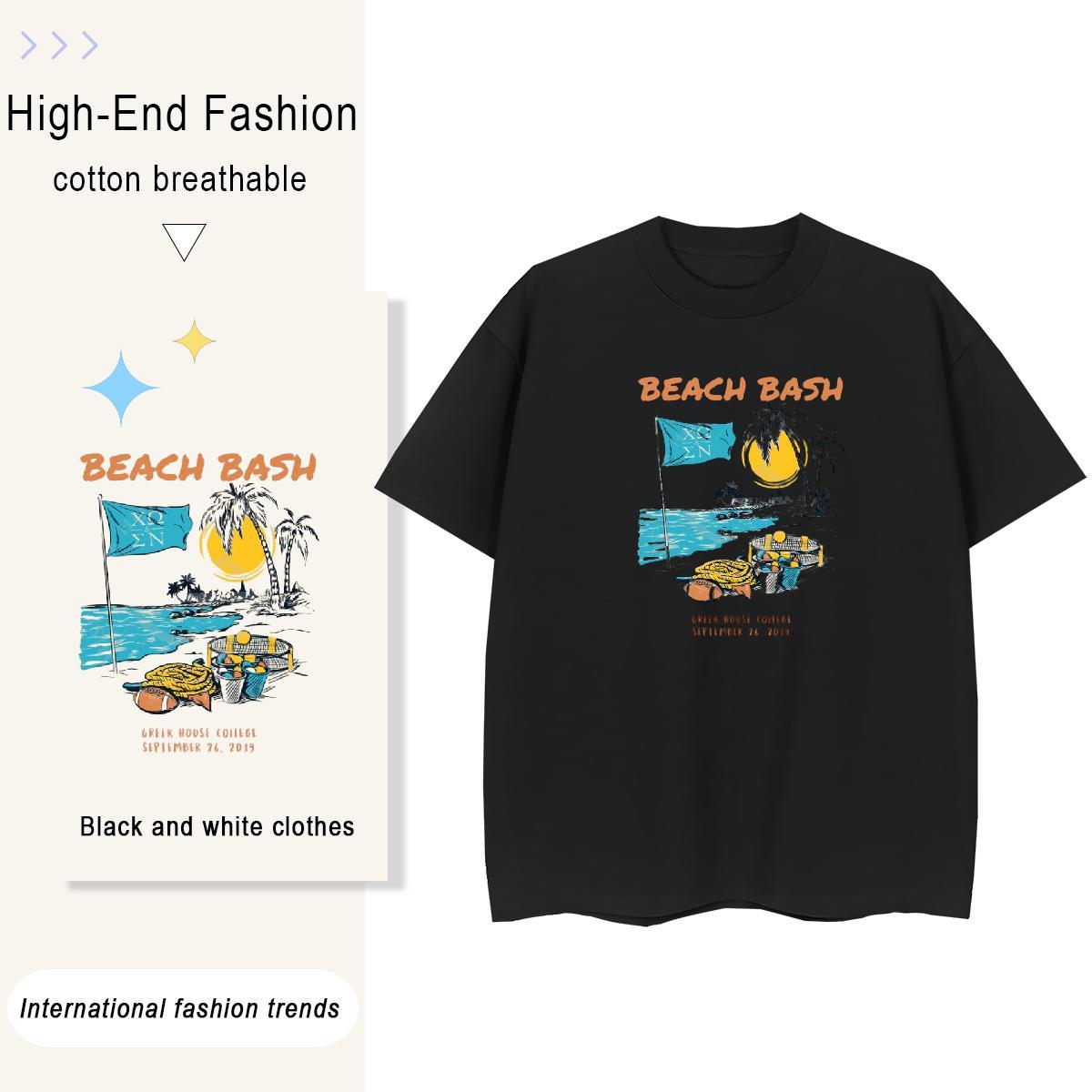 Casual New Lady T shirt Outdoor Breathable Tees Soft 230g 100% Cotton beach Anime Print Womens T Shirts
