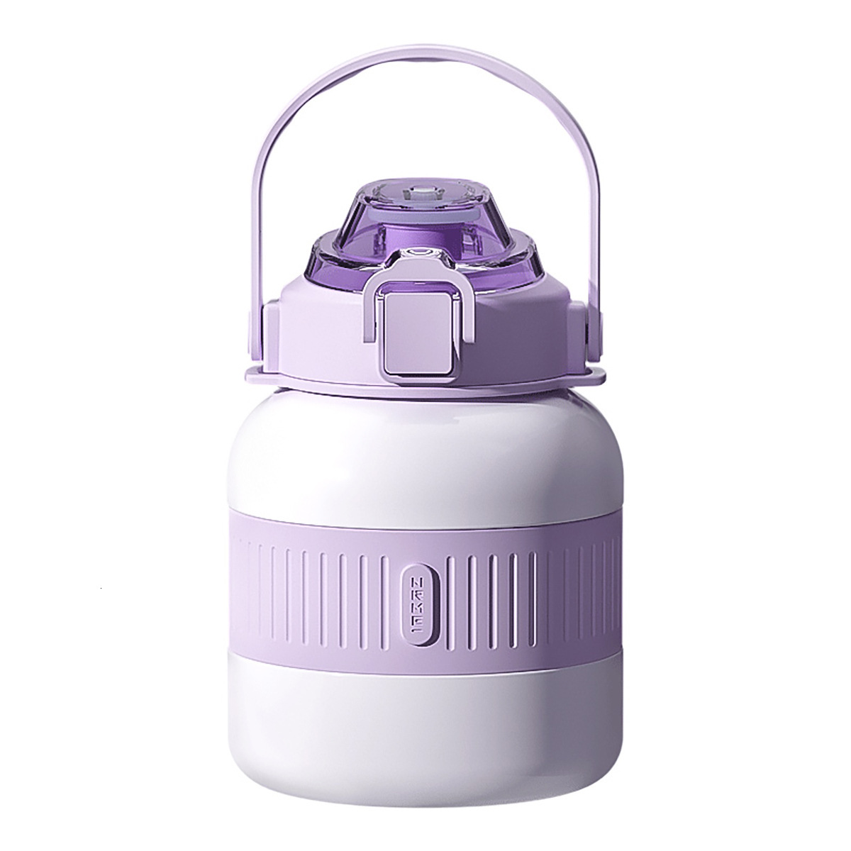 2000ml Large Capacity Portable Water Cup with Tea Separating Straw