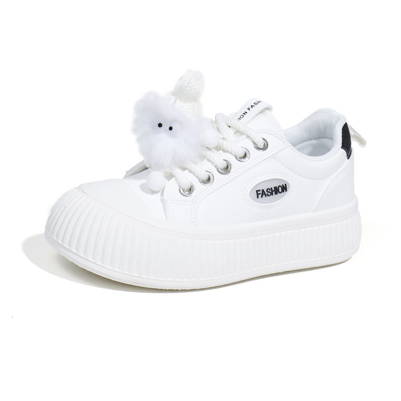 Ddmysports Little White For Women New Autumn Student Korean Edition Versatile Casual Ins Trendy Thick Soled Fashion Board Shoes KT OUTDOOR