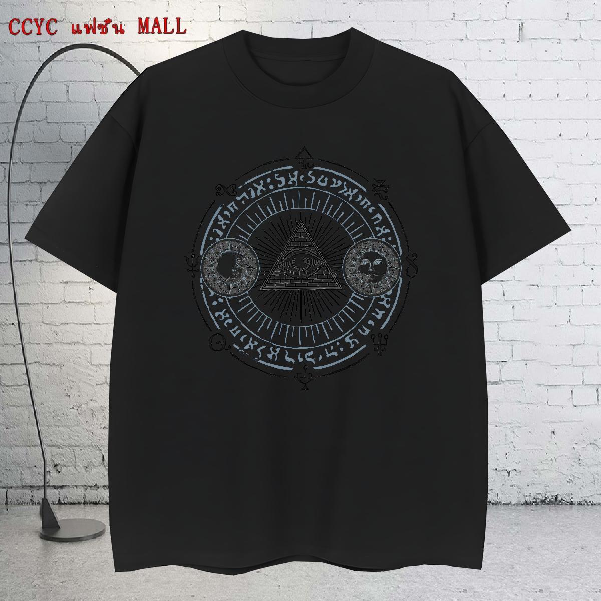 Wholesale Man T Shirts 230g Cotton eye of the devil Daily Wear Oversized 4XL Breathable Short Sleeve Men Tops Tees 2024 Polos