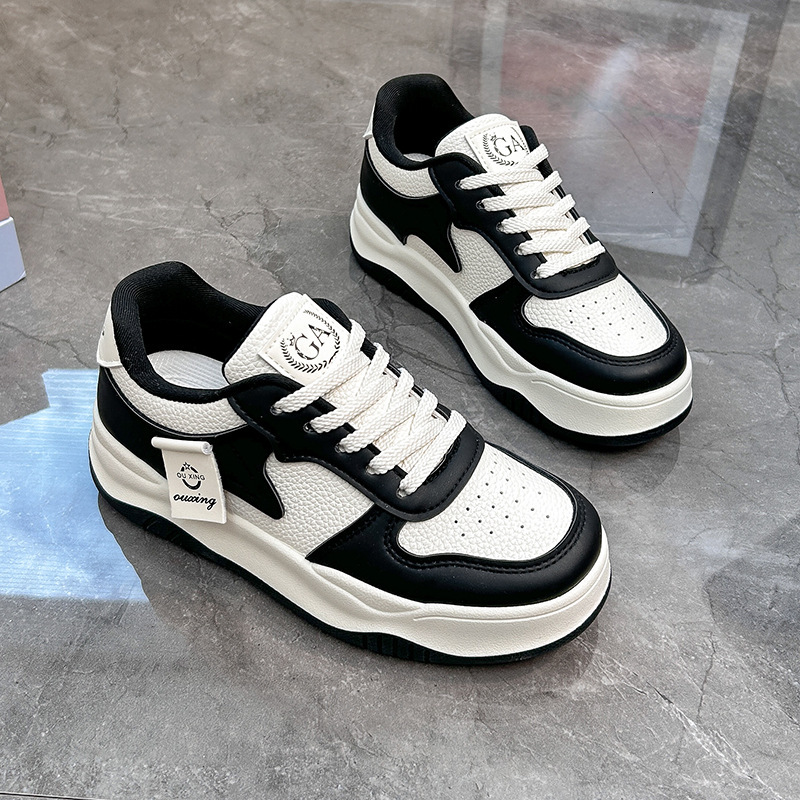Ddmysports White For Women New Student Korean Edition Ins Trendy Versatile Thick Soled Board Spring And Autumn Casual Shoes Q OUTDOOR