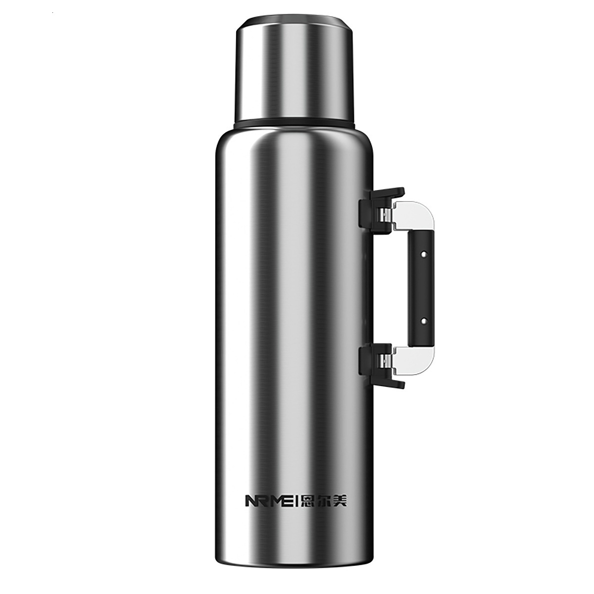 Large capacity 316L stainless steel insulated water bottle for outdoor travel, car mounted tea separation, household warm water bottle