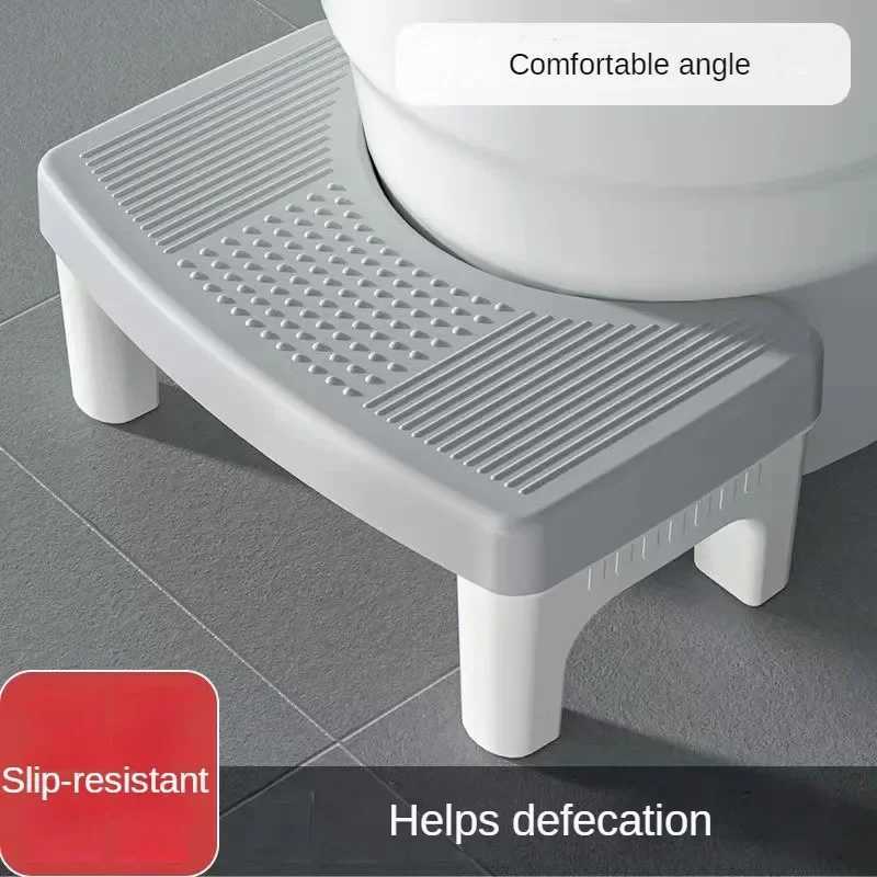 Thickening Bath Toilet Stool Anti-Slip Detachable Foot Rest Plastic Squatty Potty Mat For Adults Seniors Children Pregnant Women Y240816
