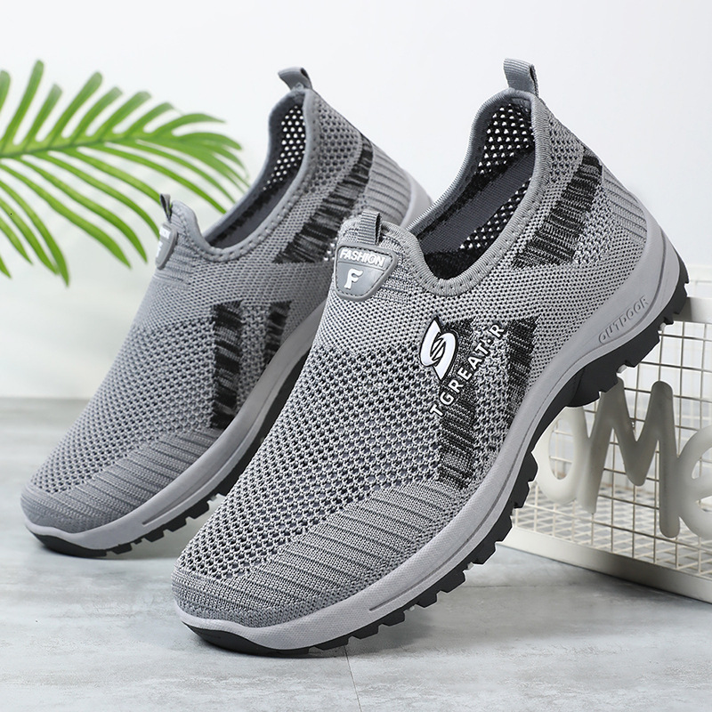 Ddmysports Shoes Men In Summer New Single Shoe Soft Sole Lazy People Casual Sports For Dad Shoes OUTDOOR