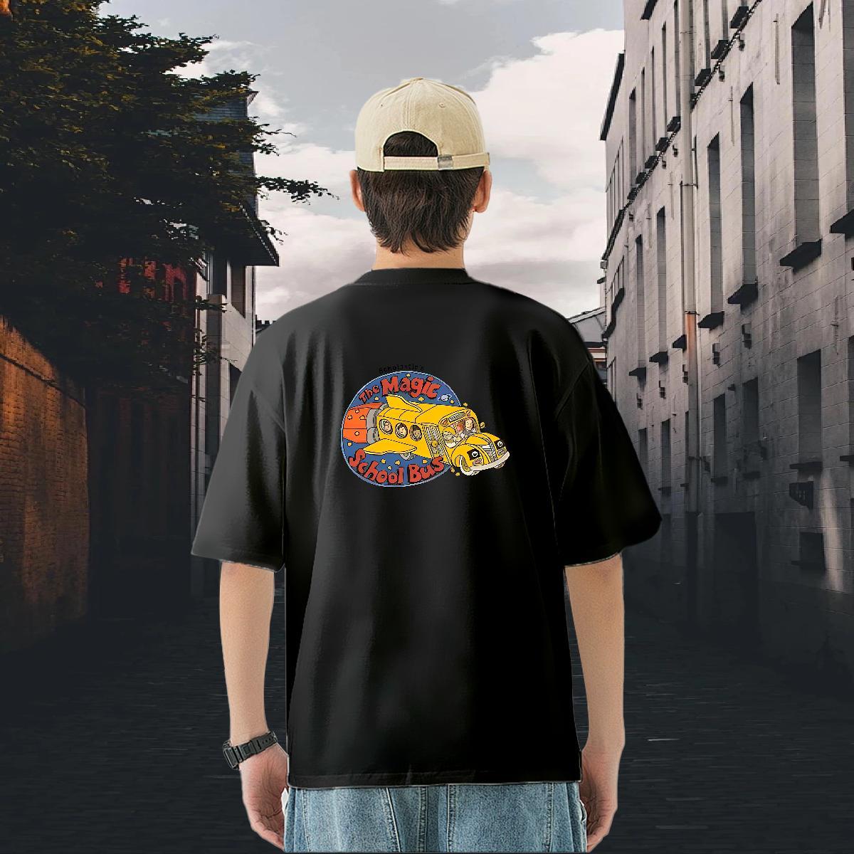 Classic T Shirt For Man 230g 100% Cotton plane High Street Hip Hop DIY Breathable Tshirt for Man Woman Free Shipping Tshirts