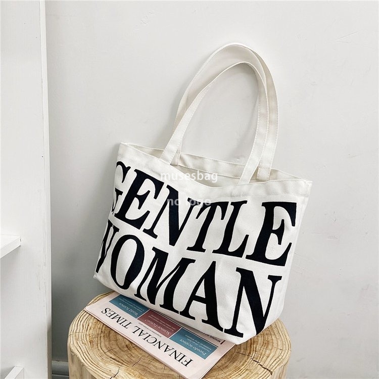 Women's large bag large capacity canvas bag Europe and the United States fashion all-in-one shoulder bag dual-use handbag shopping bag new