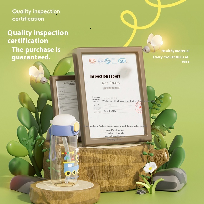 Safety First: Non-Toxic PPSU Baby Feeding Bottle with Built-in Straw - Perfect for On-the-Go Parents and Students
