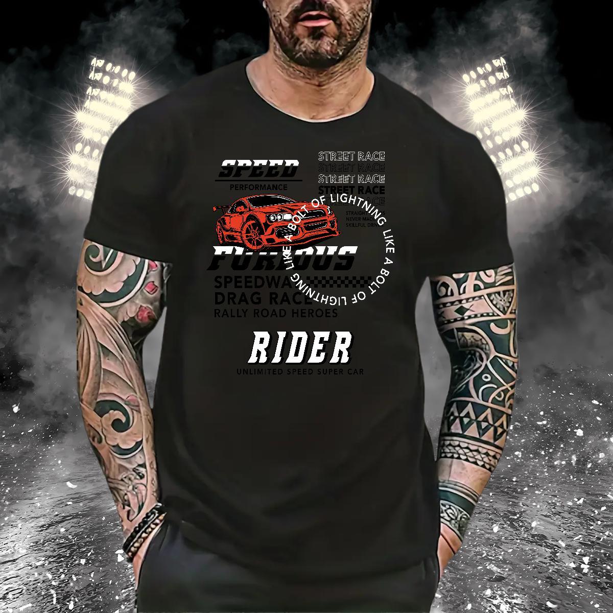 Soft T Shirt For Man 230g 100% Cotton car Casual Beach Plus Size Cartoon Pure Cotton Tshirt for Man Woman 2024 Summer Tops Shirt