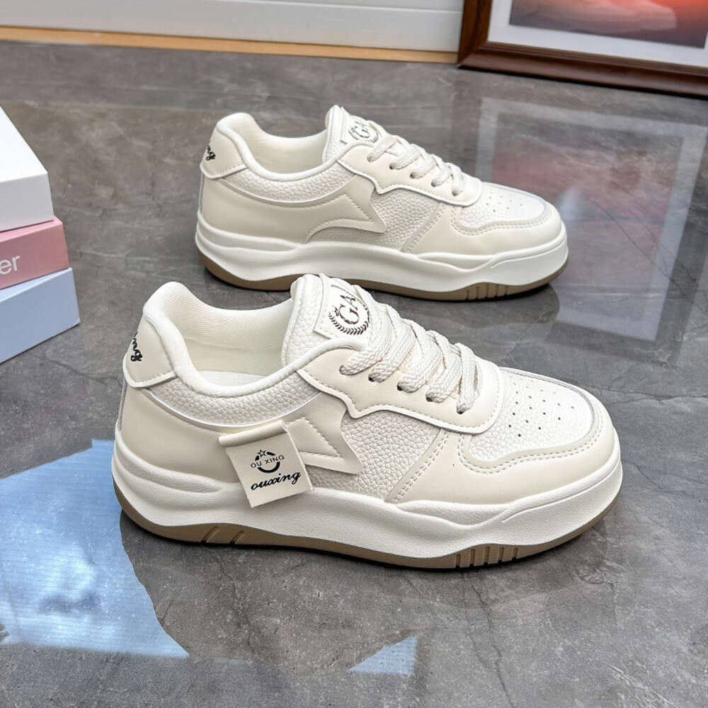 Ddmysports White For Women New Student Korean Edition Ins Trendy Versatile Thick Soled Board Spring And Autumn Casual Shoes Q OUTDOOR