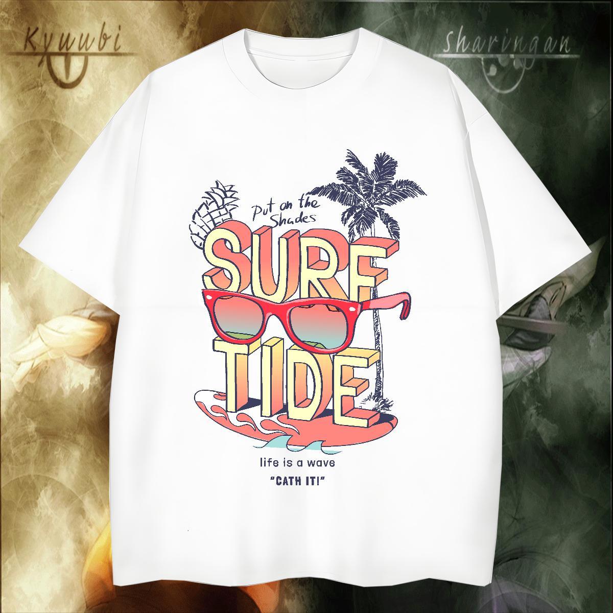 Cool T shirt 230g Pure Cotton letter Spring Summer Custom Cartoon Breathable Short Sleeve Mens Tshirts Designer Wear