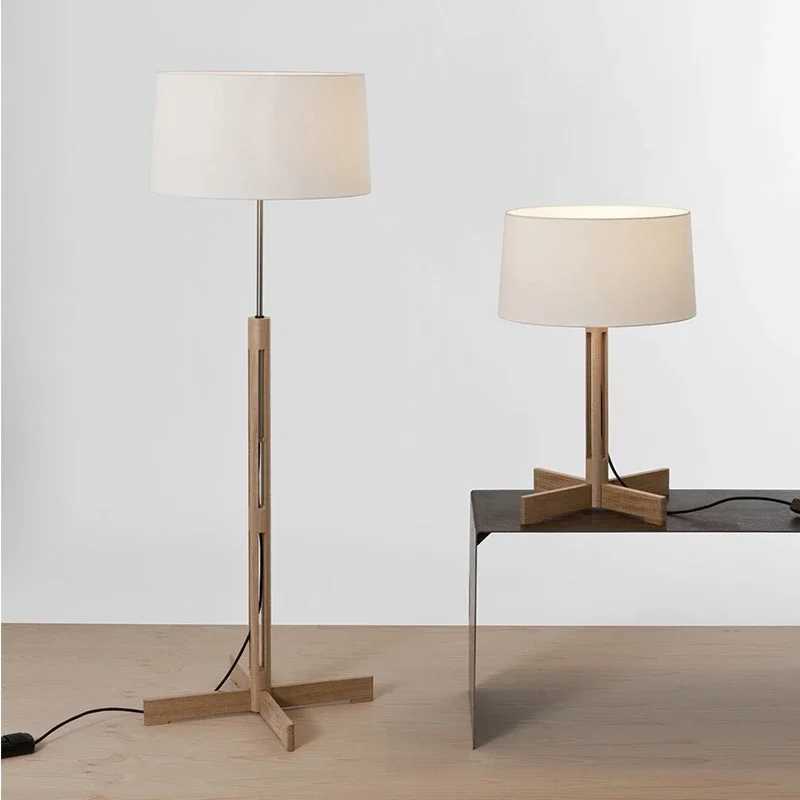 TEMOU Modern Wood Floor Lamp Designer Creative Living Room Bedroom Sample Room Minimum Art Lighting Fixture W240816