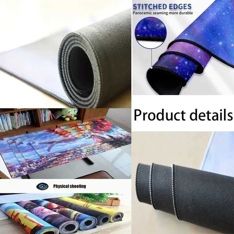 Gaming Mouse Mat Anime Girls Non-Slip Mouse Pad Gamer Rubber Computer Mousepad Office Large Rubber Table Mat Game Keyboard Pads Y240816