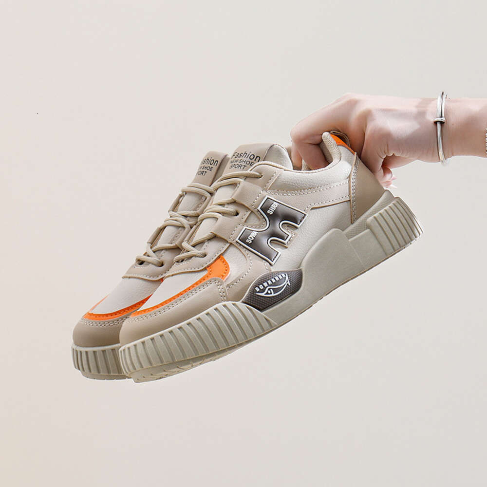Ddmysports Autumn White New Korean Version Ins Female Student Height Increasing Thick Soled Sports Board Casual Shoes Trendy W OUTDOOR