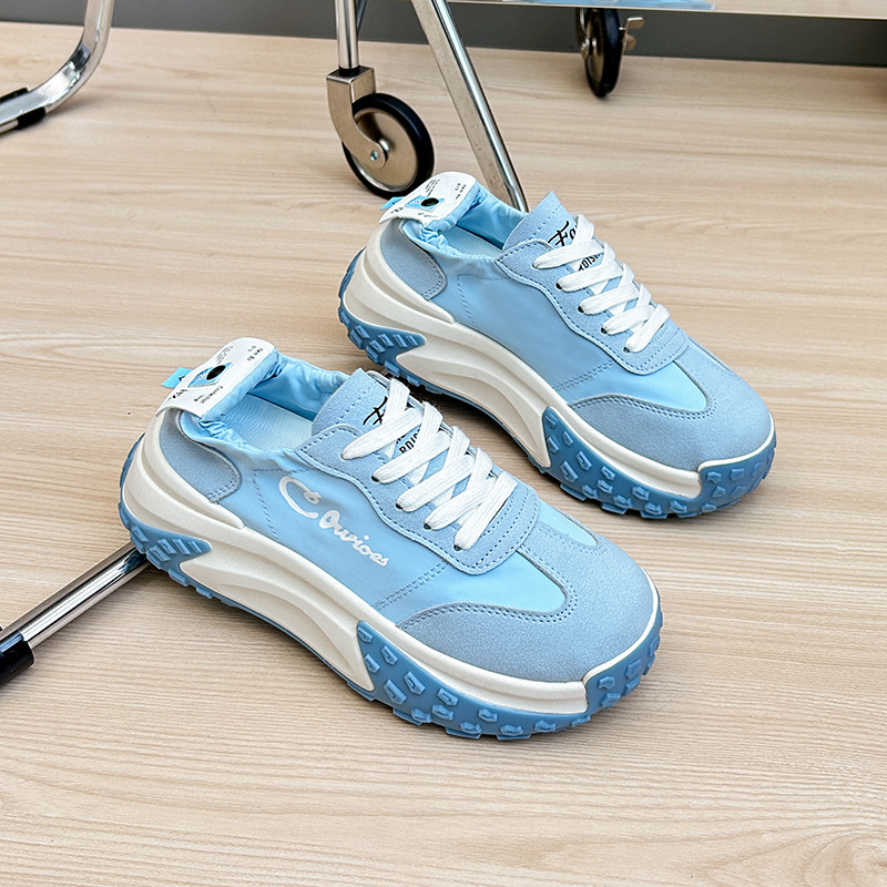 Ddmysports Autumn New Korean Version Breathable Dad Instagram Student Casual Thick Soled Running Shoes For Women W OUTDOOR